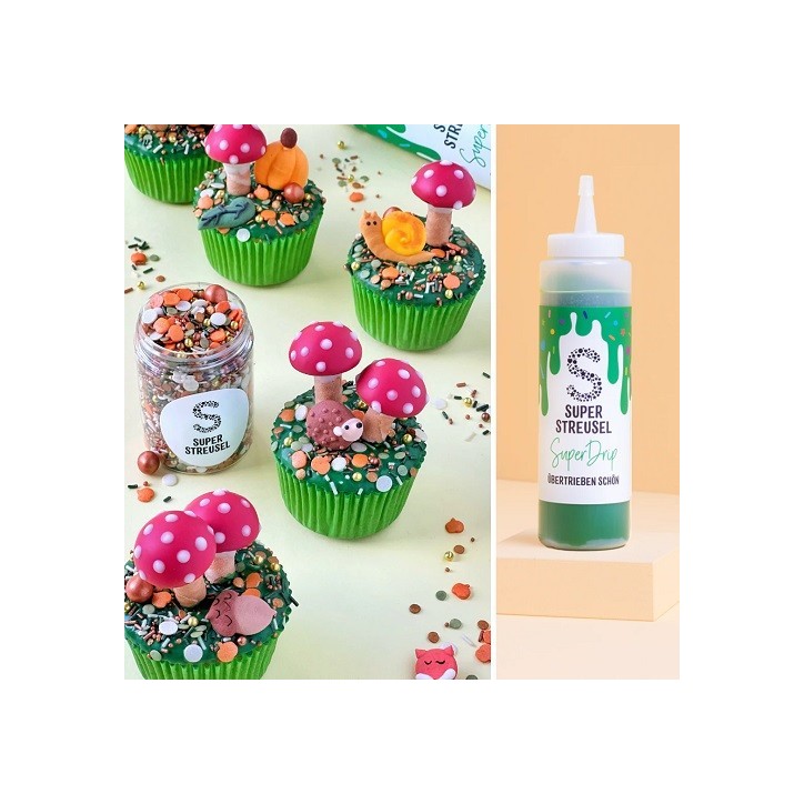 Super Streusel SuperDrip Dunkelgrün 300g – perfekte Drips & Glasuren