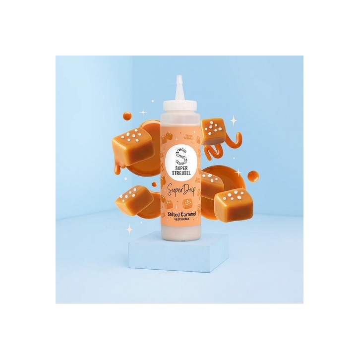 SuperDrip Salted Caramel – Sweet & Salty Caramel Drips 300g SuperDrip Salted Caramel – Sweet & Salty Caramel Drips 300g