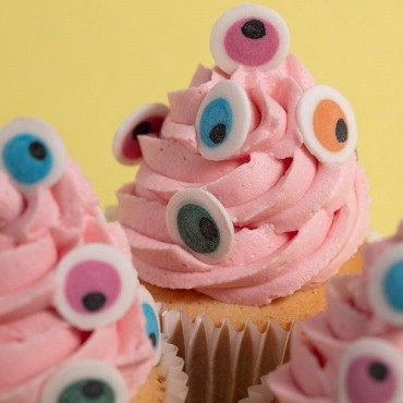 PME Sprinkle Charms Colourful Eyes – Large Sugar Eyes 25 g for Cupcakes & Cookies