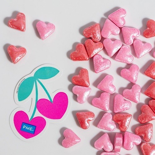 PME Sprinkle Charms – Pinke Herzen 25g
