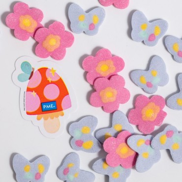 PME Flowers & Butterflies Sprinkles 25 g – Spring Cake & Cupcake Decorations