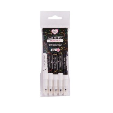 Rainbow Dust Cake Art Pen Set – 5 Double-Ended Edible Pens
