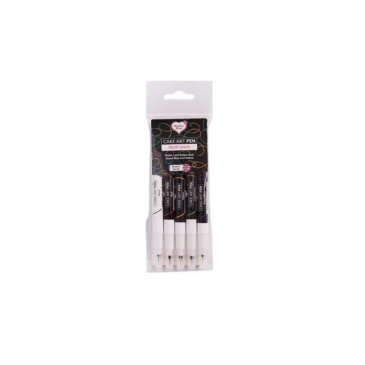 Rainbow Dust Cake Art Pen Set – 5 Lebensmittelstifte doppelseitig
