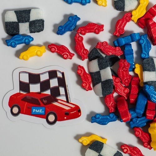 PME Sprinkle Charms – Rennautos 25g