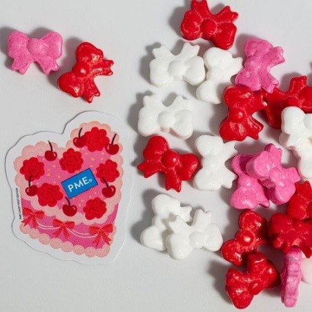 PME Sprinkle Charms Cute Bows 25g – Bow Shaped Sprinkles