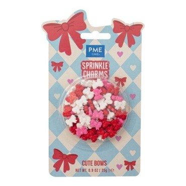 PME Sprinkle Charms Cute Bows 25g – Bow Shaped Sprinkles