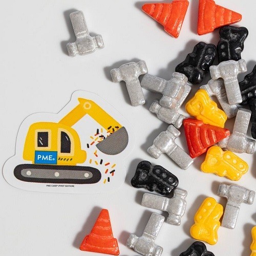 PME Sprinkle Charms – Construction Site 25g PME Sprinkle Charms – Construction Site 25g
