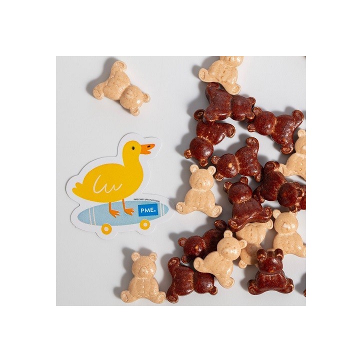 PME Teddy Bear Sprinkle Charms 25g – Cute Cake Decorations