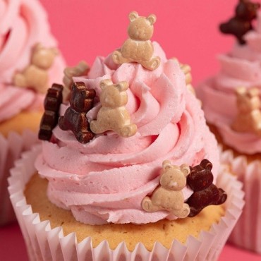 PME Teddy Bear Sprinkle Charms 25g – Cute Cake Decorations