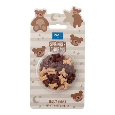 PME Sprinkle Charms Teddybär 25g – Bären Streusel Kuchendeko