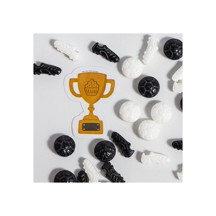 PME Football Sprinkle Charms 25g – Football Cake Decorations PME Football Sprinkle Charms 25g – Football Cake Decorations