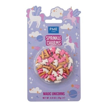 PME Sprinkle Charms Magic Unicorns 25g – Einhorn Streusel Deko