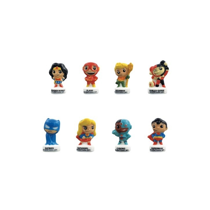 DC Friends King Cake Figurines – Surprise Superhero Cake Figures