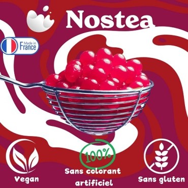 Bubble Tea Perlen Himbeere – Nostea Fruchtperlen 450g