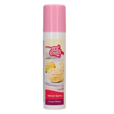 FunCakes Velvet Spray Cream White 100 ml – Samt Effekt für Torten