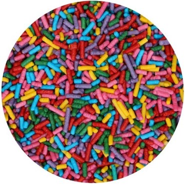 Wilton Jimmies Rainbow 150g – Colourful Sprinkles for Funfetti Cakes