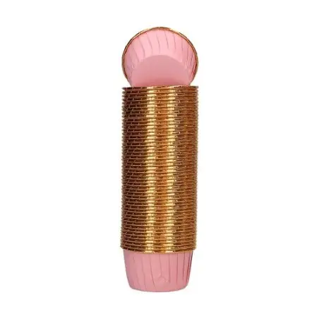 Wilton Muffin Baking Cups Baby Pink – 50 Pieces with Gold Edge