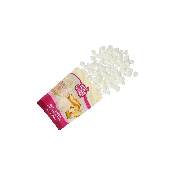 FunCakes Deco Melts Snow White - Melts for Cake Pops & Drip Cakes