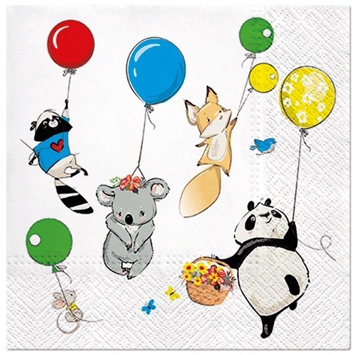PAW Party Animal Servietten, 20 Stück