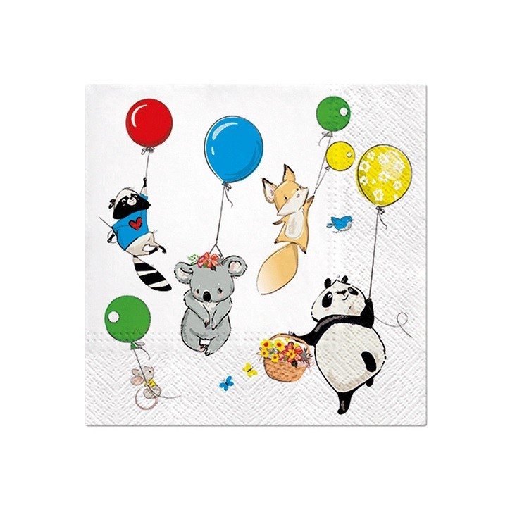 Paw Animal Party Servietten | Kinderparty Servietten
