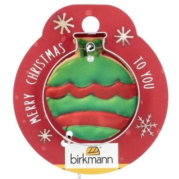 Birkmann Mini Christmas Bauble Cookie Cutter | Stainless Steel