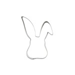 Dr. Oetker Easter Bunny head with floppy ear Cookie Cutter, 6.5x8cm