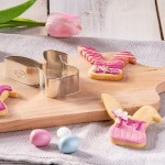 Dr. Oetker Easter Bunny head with floppy ear Cookie Cutter, 6.5x8cm
