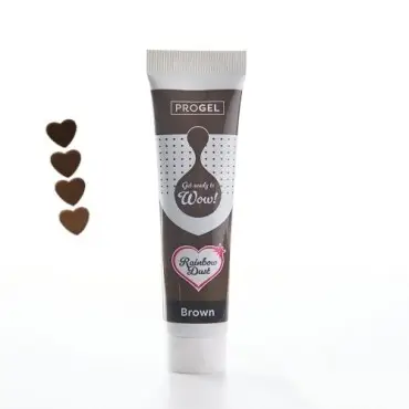 Rainbow Dust ProGel Braun | Lebensmittelfarbe Brown 25 g