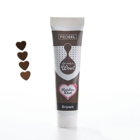 Rainbow Dust ProGel Braun | Lebensmittelfarbe Brown 25 g