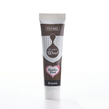 Rainbow Dust ProGel Brown | Food Colouring Gel 25 g