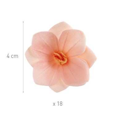 Esspapier Blumen Light Pink 4 cm | deKora | Torten Deko