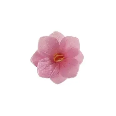 deKora 4cm Esspapier Blumen Pink, 18 Stück