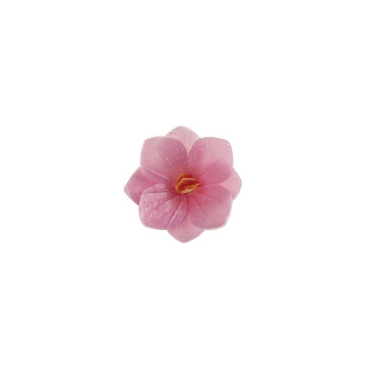 Esspapier Blumen Pink 4 cm | deKora | Torten Deko