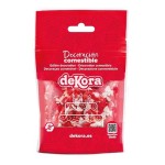 deKora Red & White Hearts Sprinkles, 100g