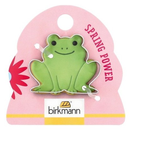 Birkmann Frog Cookie Cutter – Spring Power Stainless Steel 45 mm