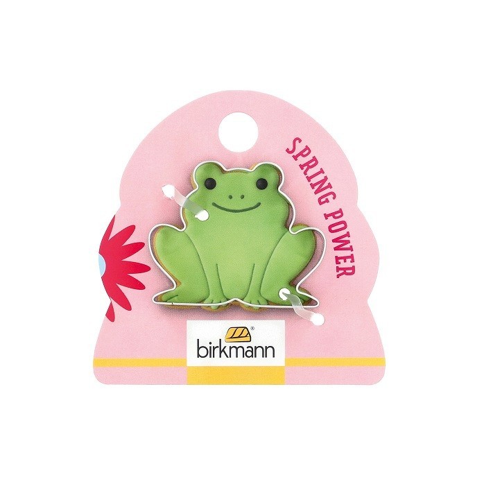 Birkmann Frog Cookie Cutter – Spring Power Stainless Steel 45 mm