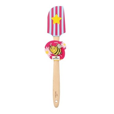 Birkmann Star Dough Scraper with Bee Cookie Cutter – Silicone & Wood
