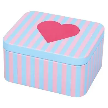 Birkmann Spring Gift Tin with Heart – Metal Gift Box 10 × 12 cm