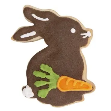 Städter Sitting Bunny Embossed Cookie Cutter 7 cm Stainless Steel