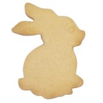 Städter Hase sitzend Prägeausstecher, 7x5cm