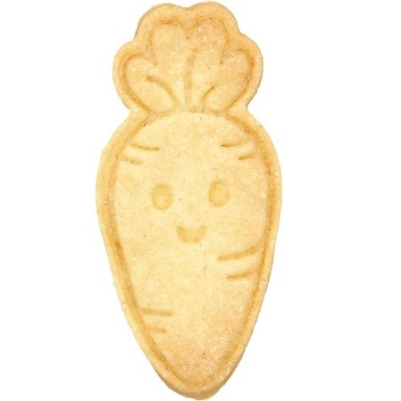 Birkmann Carrot Cookie Cutter with Plunger – Easter Baking