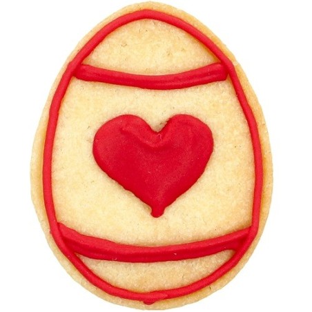 Birkmann Easter Egg Cookie Cutter with Plunger & Heart Embossing