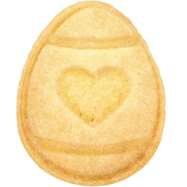 Birkmann Easter Egg Cookie Cutter with Plunger & Heart Embossing