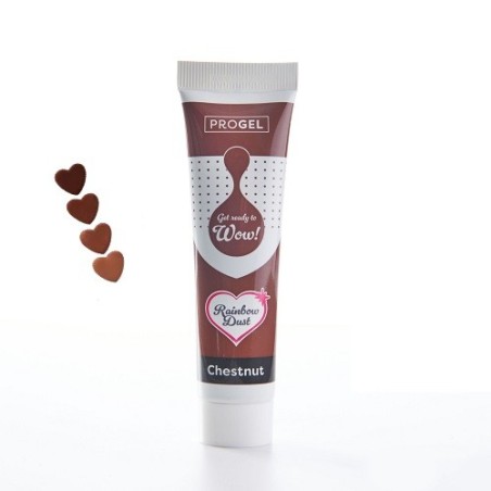 Rainbow Dust ProGel Chestnut Kastanienbraun 25g – Lebensmittelfarbe