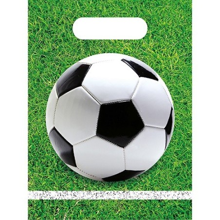 Procos Partytüten Fussball 6 Stück – Mitgebsel Tüten Kinderparty