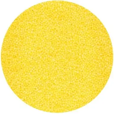 FunCakes Nonpareils Gelb 80 g – Zuckerperlen 1 mm