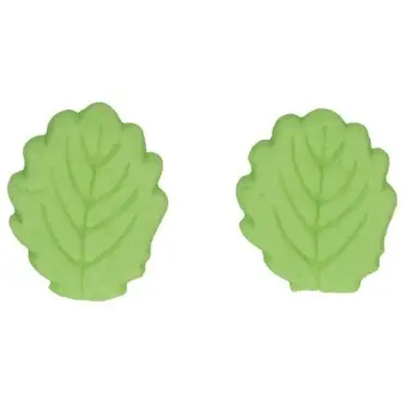 FunCakes Leaf Sugar Decorations Green – Edible Cake Decor for Spring & Jungle