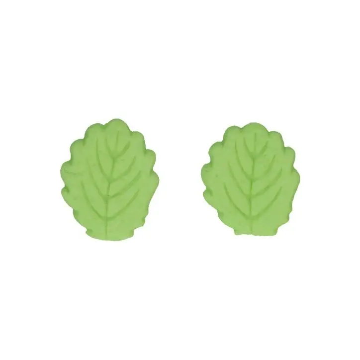 FunCakes Leaf Sugar Decorations Green – Edible Cake Decor for Spring & Jungle