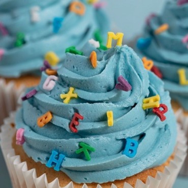 PME Rainbow Alphabet Sprinkles 25g – Bunte Buchstaben Streusel für Kuchen & Cupcakes