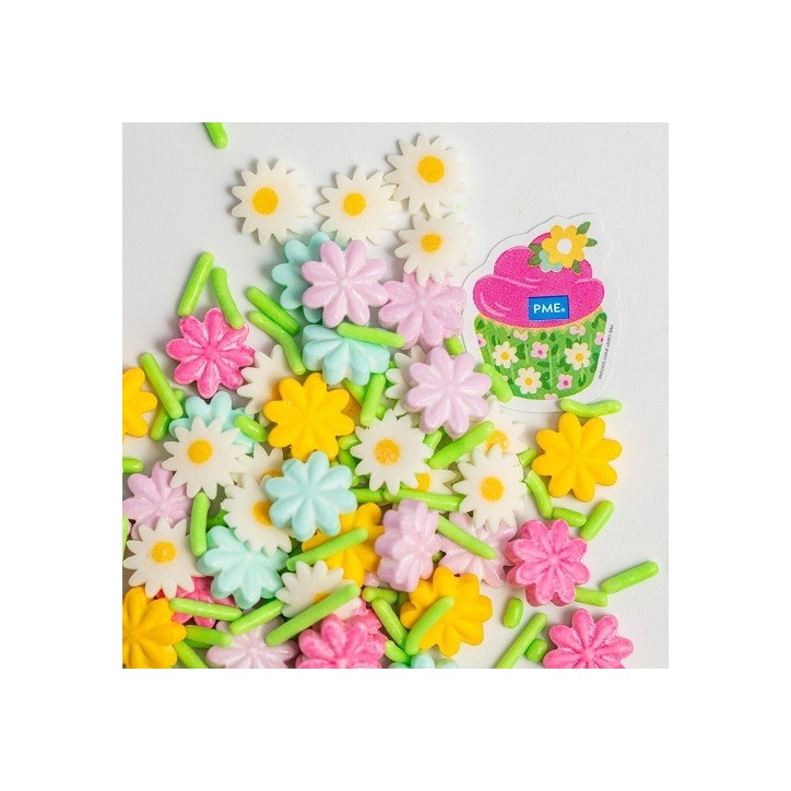 PME Flower Meadow Sprinkles 60g – Blumen Streusel Mix für Ostern & Frühling